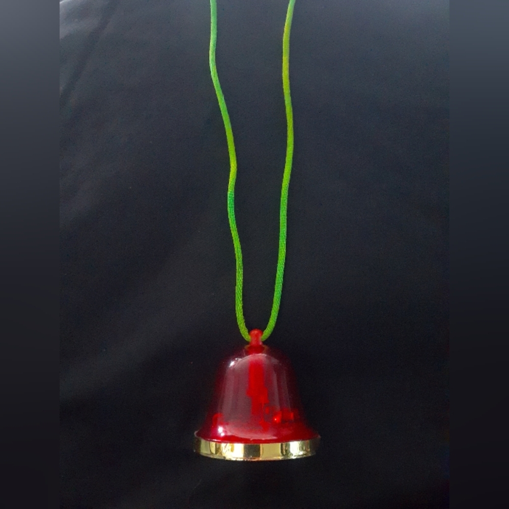 Light-up Bell Necklace for Christmas, 2/$20!